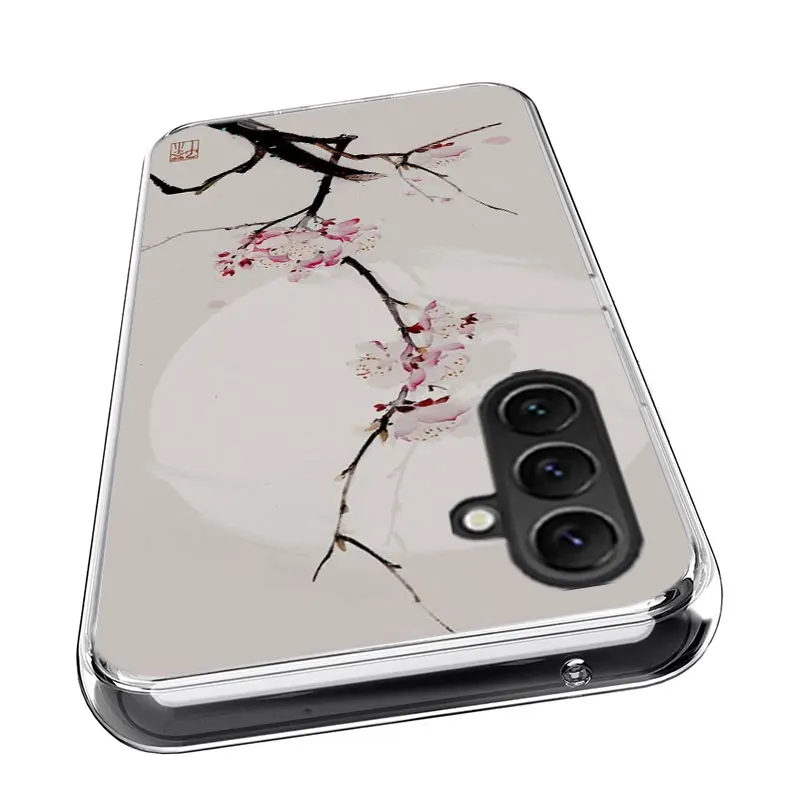 Cherry Blossom Tree Phone For Samsung S25 Ultra S24 FE A55 A35 A25 A15 A05S A04S A14 A24 A34 A54 A03S A13 A23 A33 A53 A73 Cover image 4
