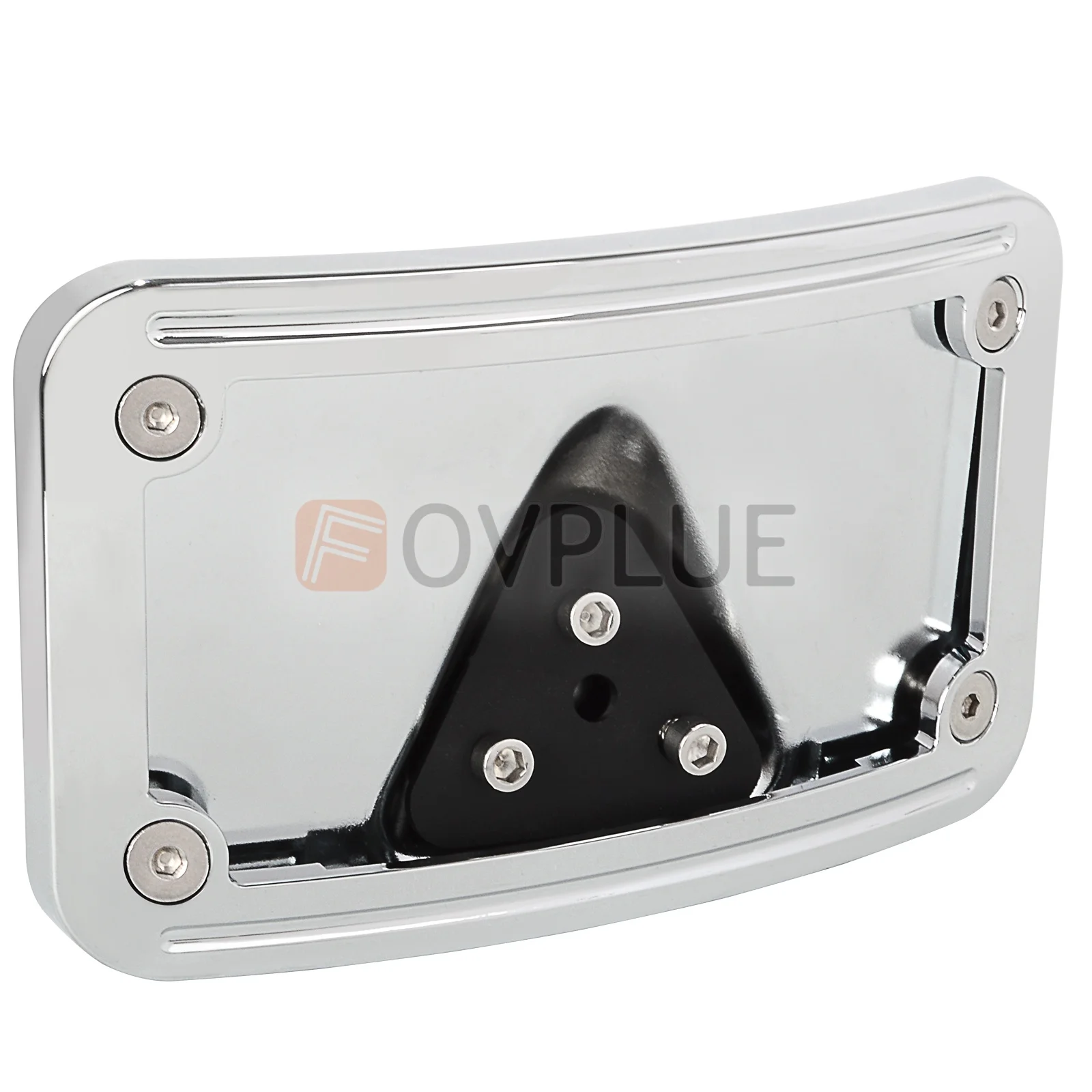 Motorcycle Curved License Plate Frame Mount Kit For Harley Softail Dyna Fat Boy Sportster 883 1200 Honda VTX1300R/S/T 1800R/S/T - view 3