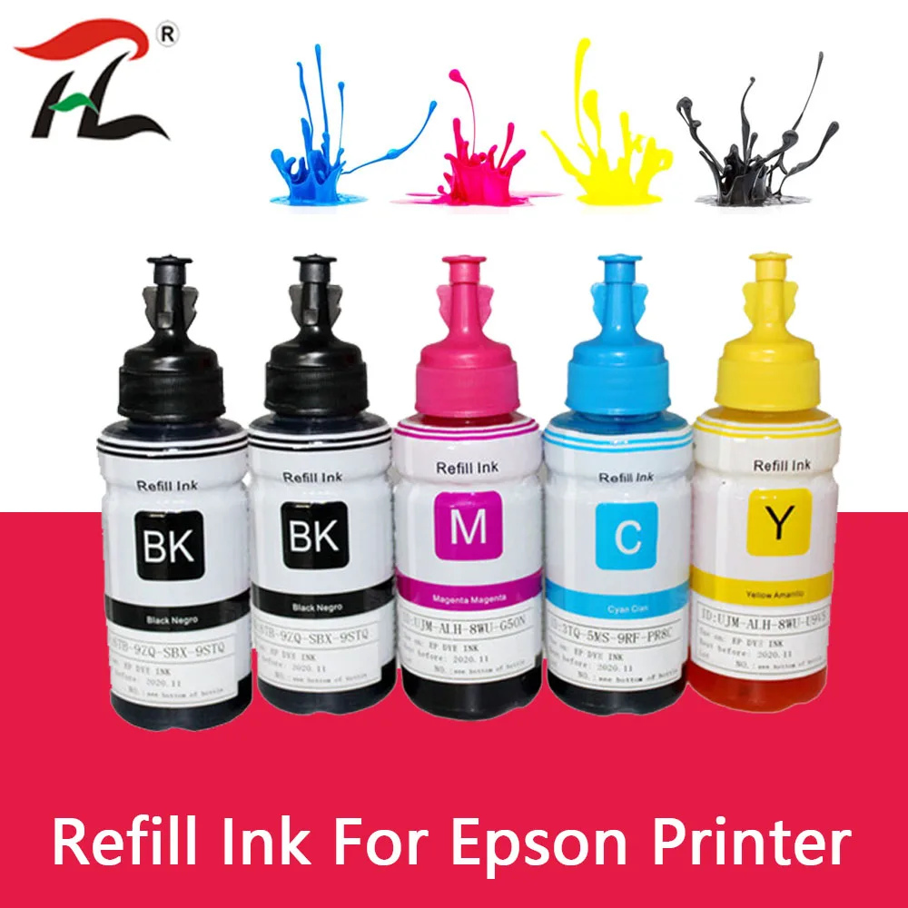 70ML Ink Refill Kit compatible EPSON L800 L801 L805 L810 L850 L1800 printer ink T6731 T6732 T6733 T6734 T6735 T6736