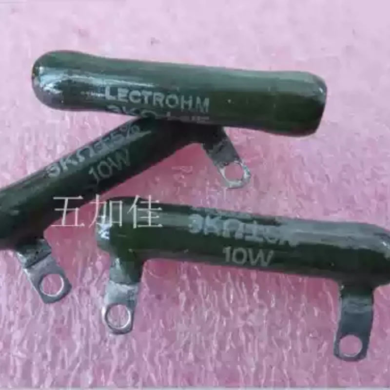 3-10pcs 3K Ω 5% 10W imported fever enamel hollow resistor