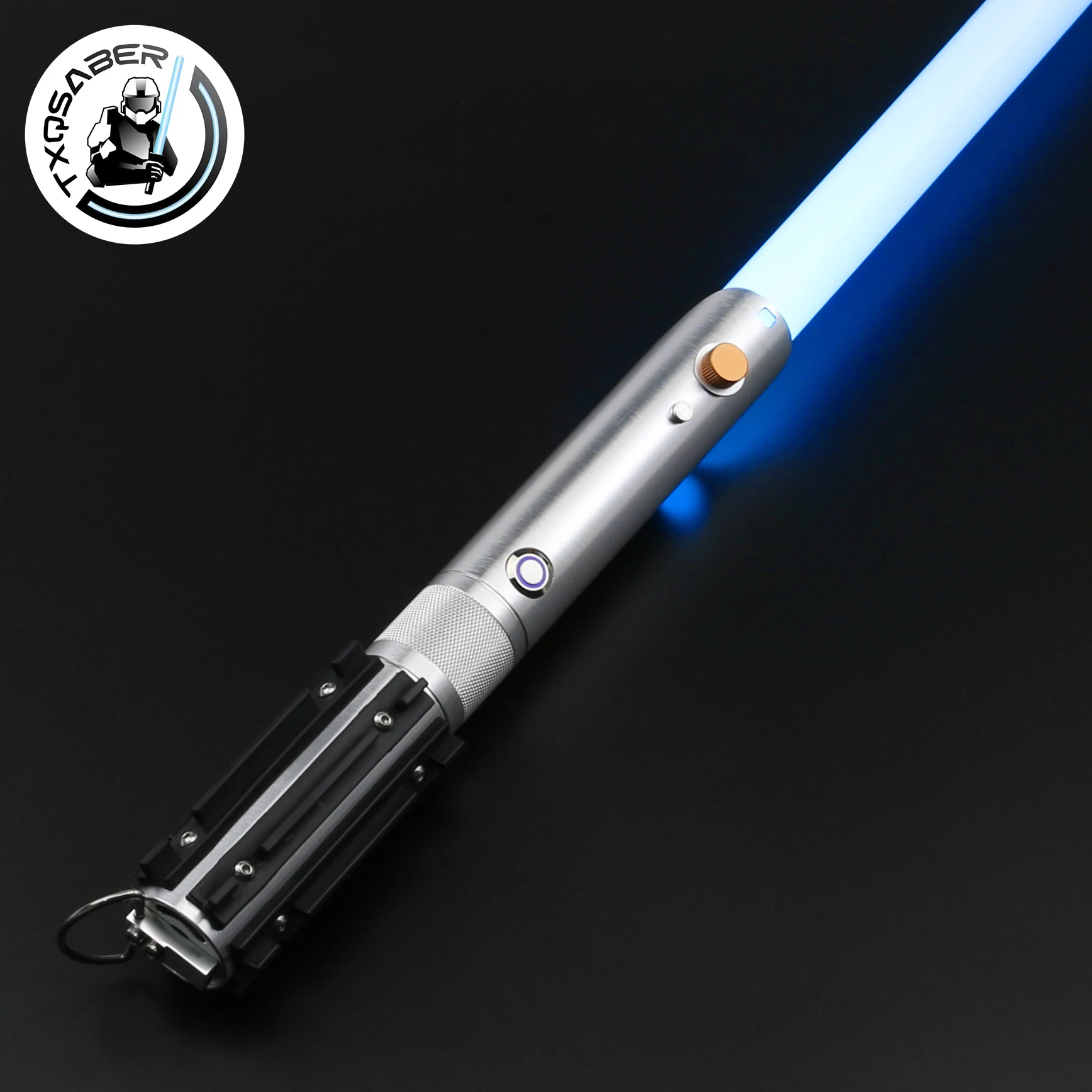 TXQSABER Lightsaber RGB Pixel Smooth Swing Light Sword Metal Handle Force Blaster Heavy Dueling Lightsaber for Adult Cosplay Toy