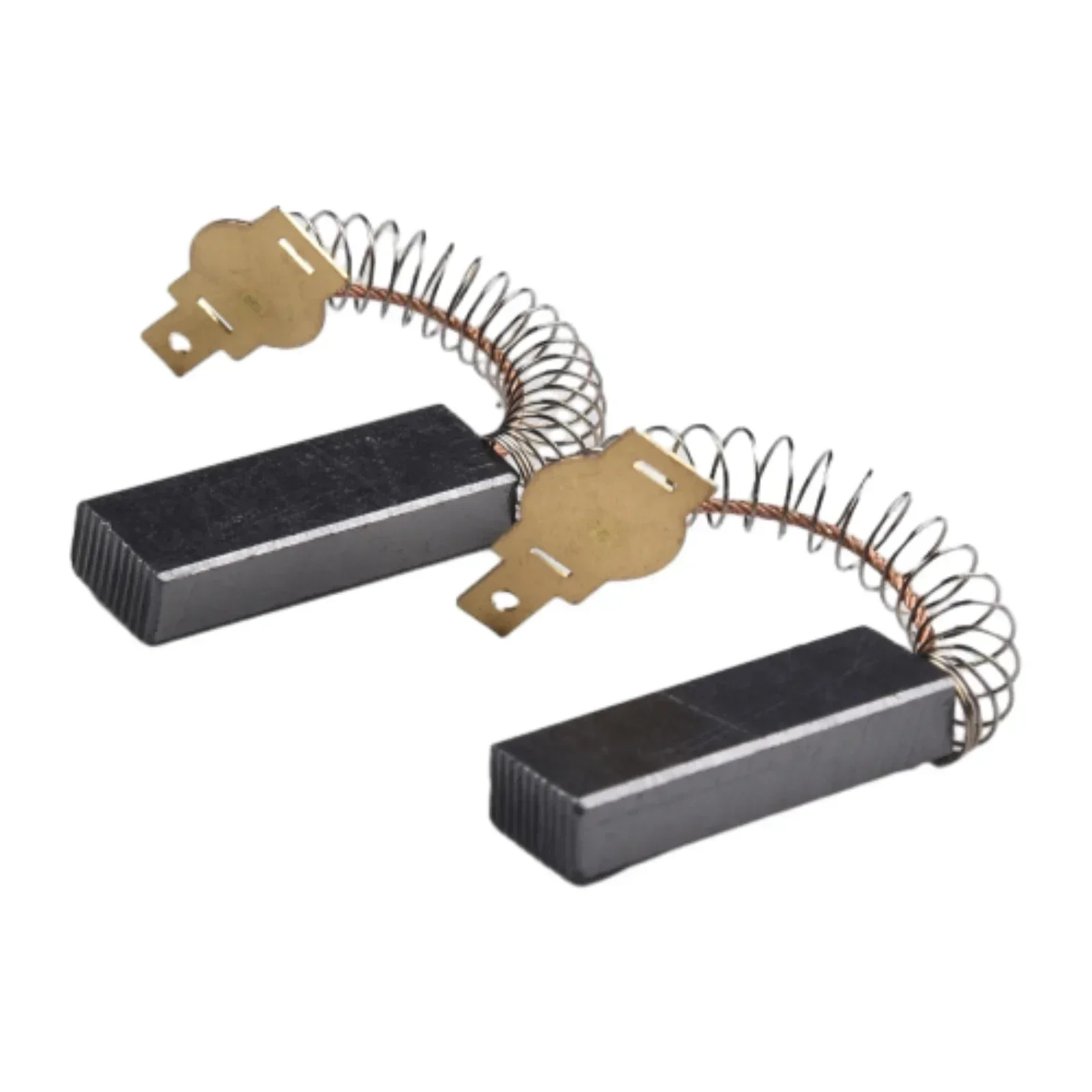 Industrial Grade Carbon Brushes For Power Tool Motor And Grinder Use 32x11x6mm With Holder Spring And Back Cover Assembly