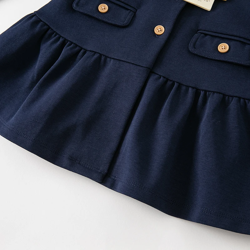 Dave Bella Dress Girl School Dress For Girl Long Sleeve Dress Autumn Preppy Style Girls Clothing 3 4 5 6 7 Year DB3222667