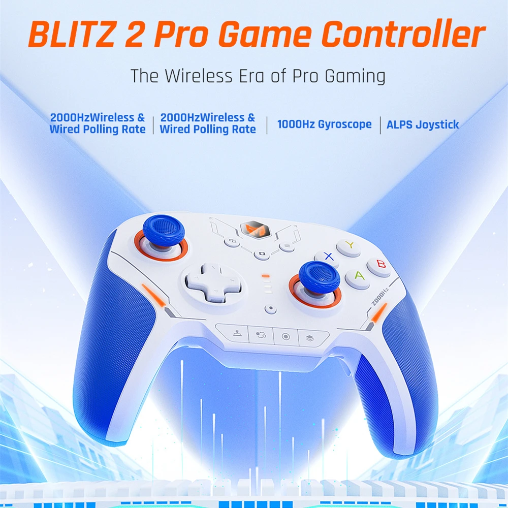 

BIGBIG Won Blitz 2 Pro Wireless Controller 2000Hz Return Rate APEX Somatosensory Controllers Support PC/NS/IOS/Android