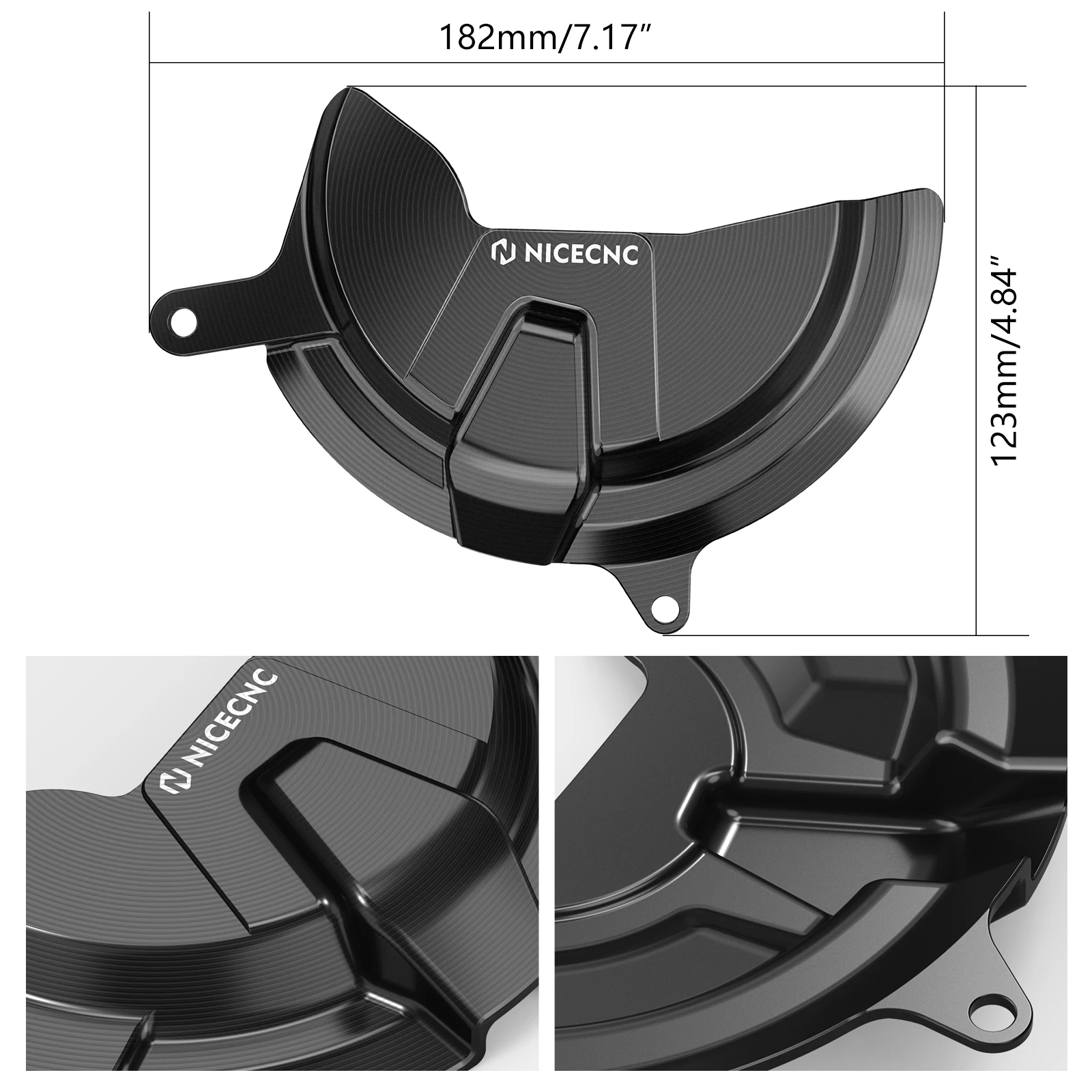 Motorkupplungsdeckel Kurbelgehäuseabdeckung Wasserpumpenschutz für Yamaha Tenere 700 / XTZ 700 2019-2024 Tenere 700 Zubehör – Detail 8