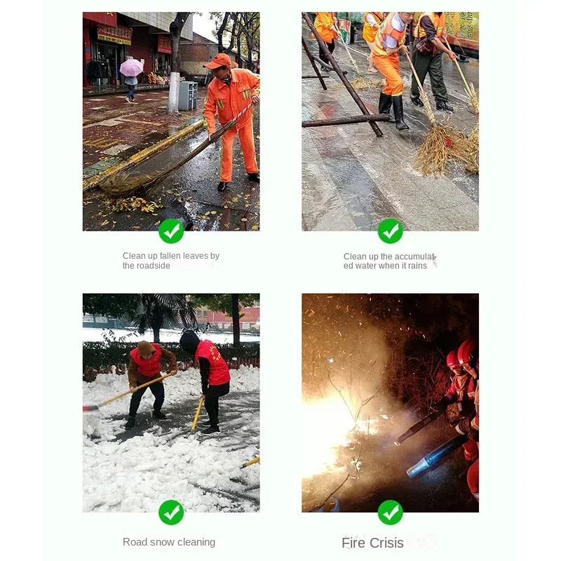 

BBX9900 Petrol Leaf Blower 75.6Cc Four-Stroke High Vacuum Knapsack Air Blower with Wind Function for Snow Clea