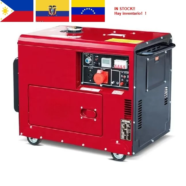 5KVA 8KVA 10KVA 12KVA 15KVA 20KVA Ultra-quiet diesel generator set 1 phase 3 phase portable diesel generator 20kw 10kw