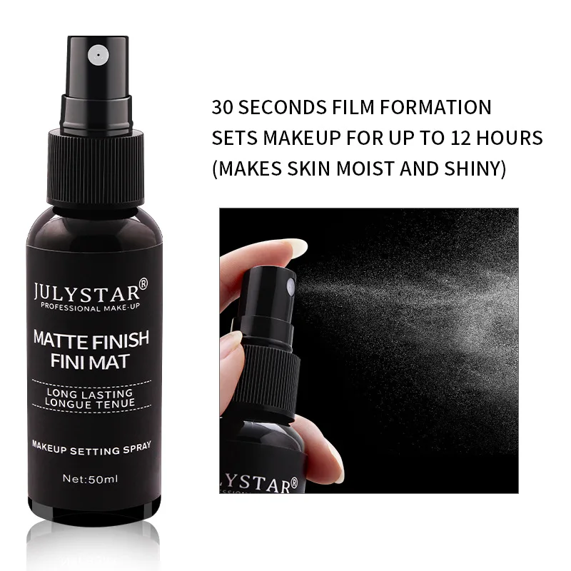 Julystar 50ml Portable Makeup Toner Moisturizing And Moisturizing Women\'s Makeup Setting Spray Facial Makeup Female Makeup