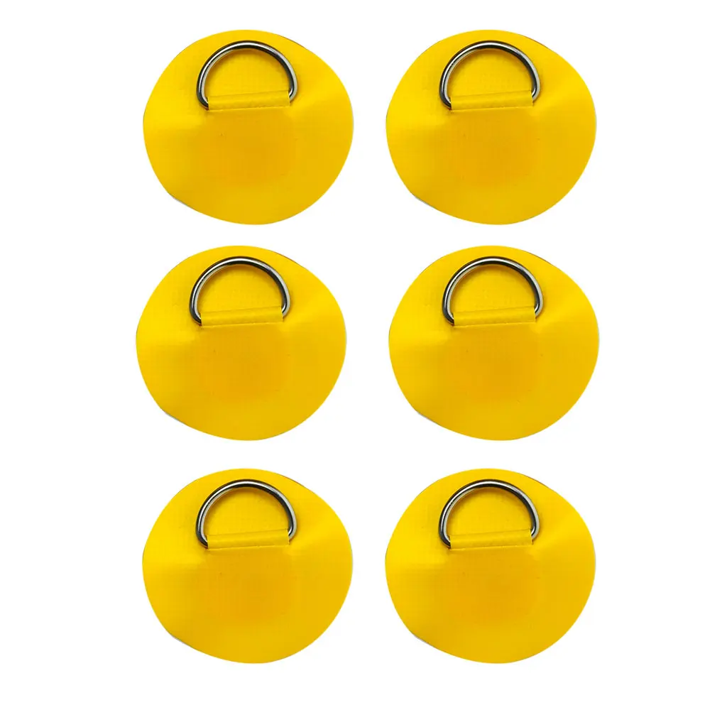 Parche de anillo en D de 6,5 CM para bote inflable, Kayak, bote, anillo en D SUP, parche de PVC, tabla de Paddle de pie, canoa, Rafting, parche de