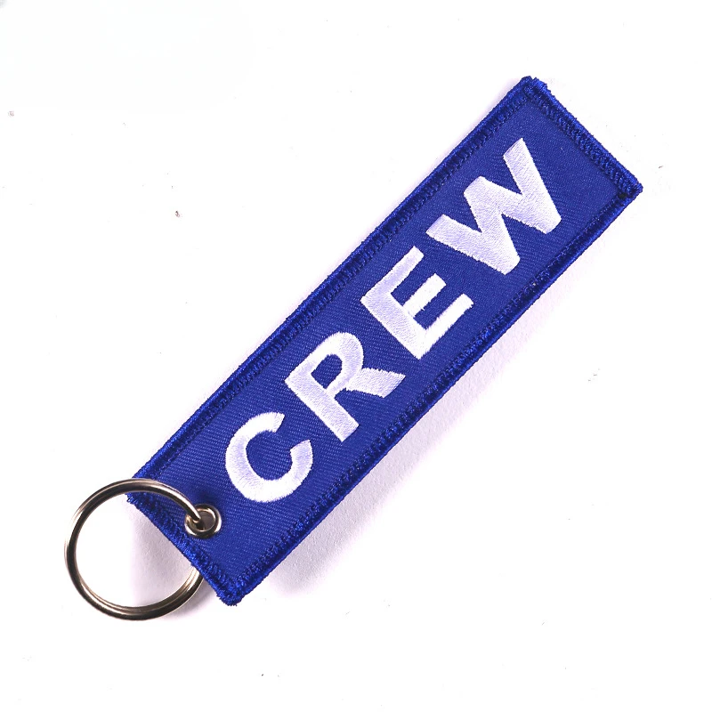 Crew Auto Schlüssel anhänger Stickerei Luftfahrt Geschenke Schlüssel ring Schlüssel anhänger Halter für Motorräder Schlüssel bund Autozubehör – Detail 9