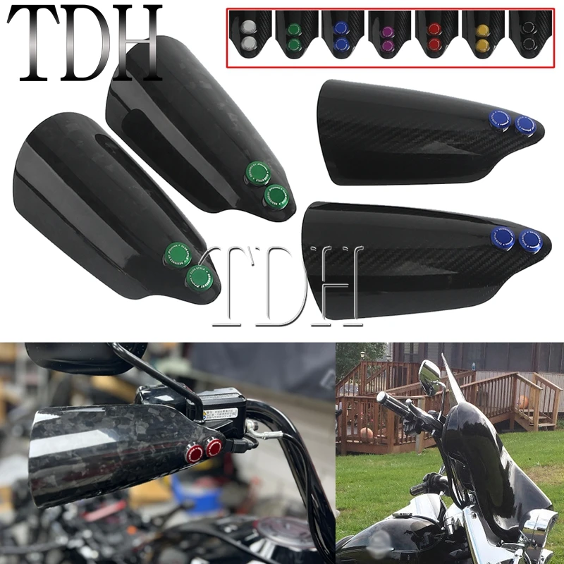 

Motorbike Hand Guard Cover Protection For Harley Road King FLHR 08-16 Classic FLHRC CVO/SE FLHRSE Handguards Handguard Protector