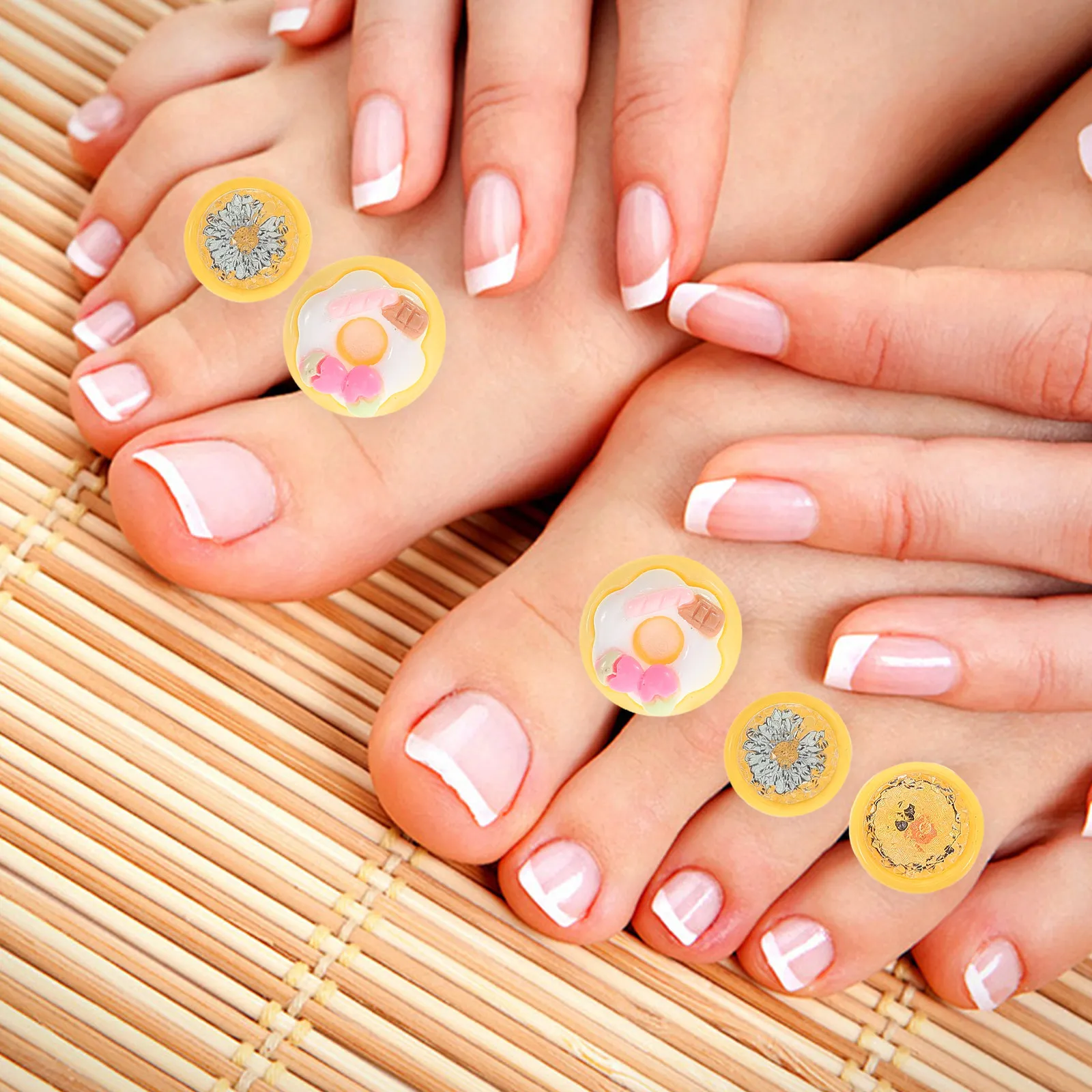 

Силиконовые разделители для пальцев ног в форме пончика, 1 упаковка, нежные гелевые вкладыши для маникюра и педикюра, аксессуары для педикюра