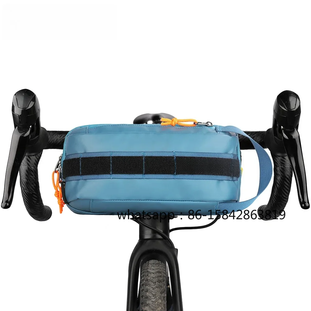 2.4L Multifunction Bike Handlebar & Frame Pannier Bag, Portable Shoulder Waist Bag Cycling Accessories