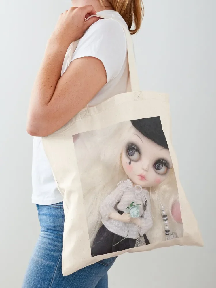 Paris Pierrot Clown Blythe Doll Tote Bag Reusable bags shopping trolley bag Shopper handbag Tote Bag