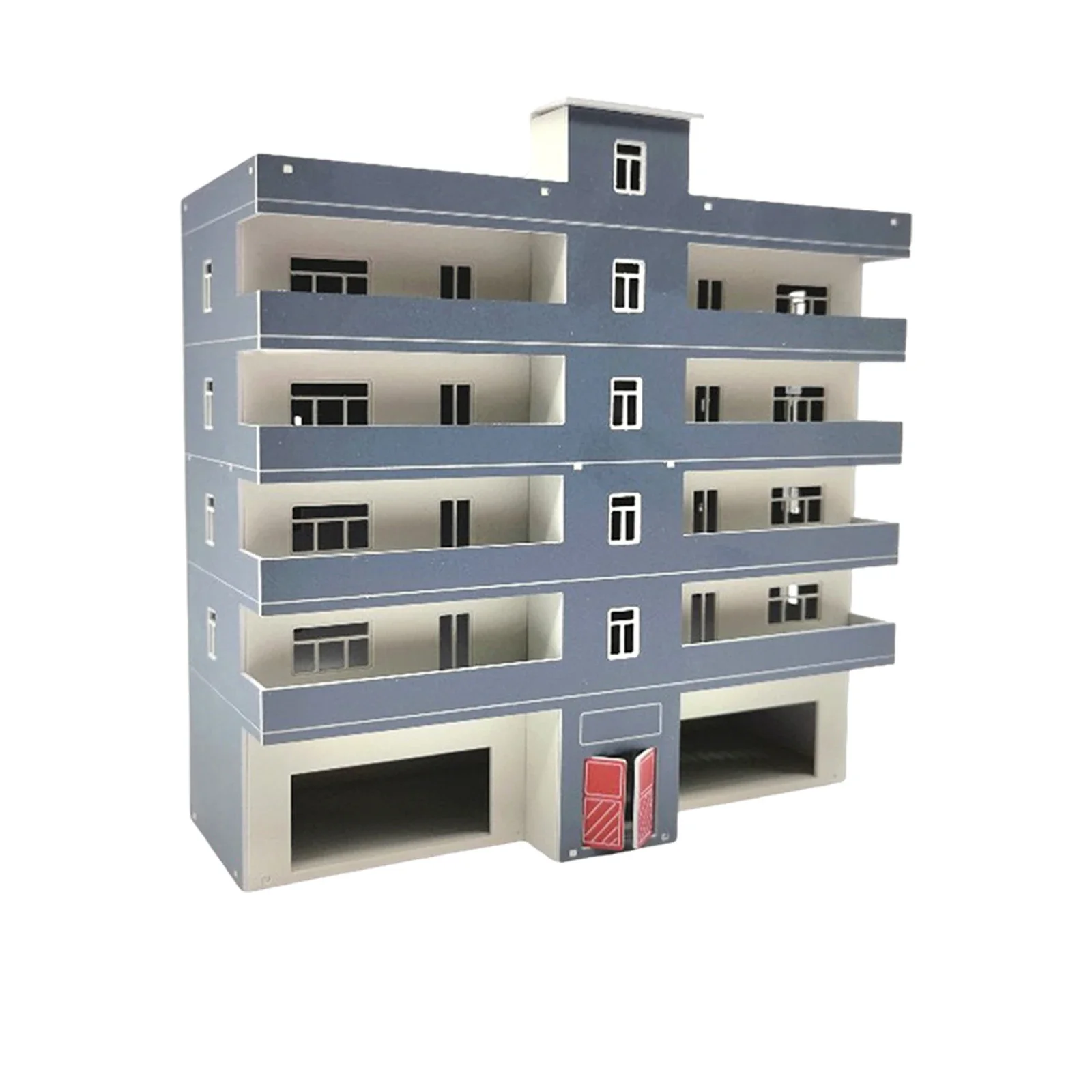 DIY 1:100 Architectural model material school teaching building sand ABS material production assembly building toy for kids gift