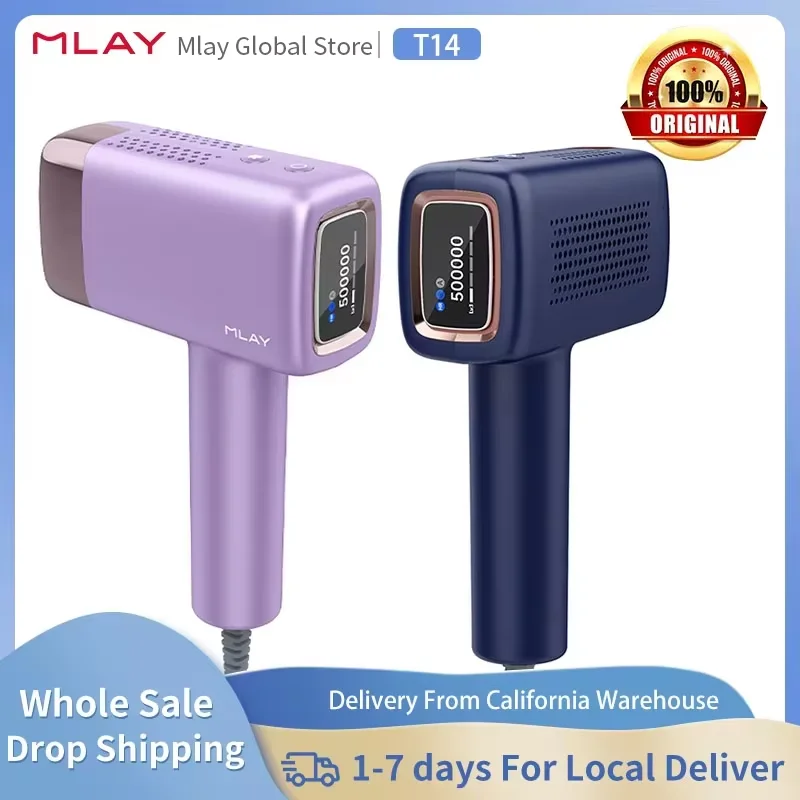 MLAY T14 IPL ICE охлаждающий лазерный эпилятор IPL домашнее устройство для удаления волос сменные лампы для лица и тела бикини для женщин и мужчин безболезненные
