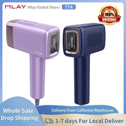 MLAY T14 IPL ICE Cooling IPL Laser Epilator Home Hair Removal Device Replaceable Face Body Bikini Lamps For Women Men Painless