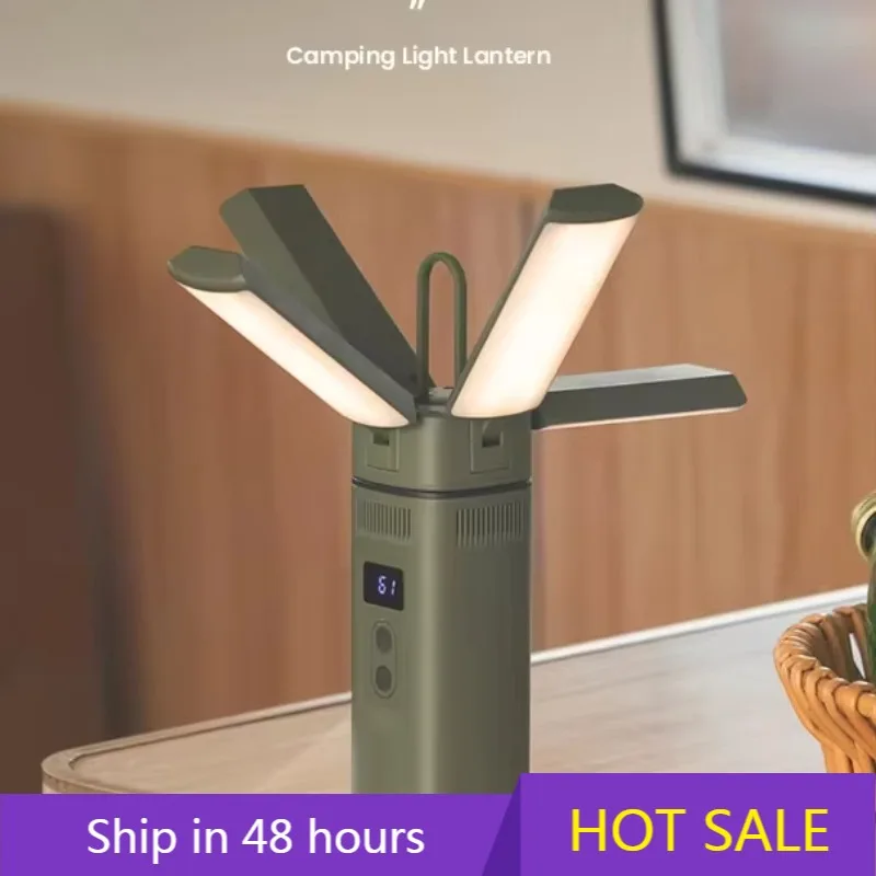 

POWER LEAP Portable Multi-functional Outdoor Lightweight Electric Led Light Smart 9600mAh Outdoor Camping Light With Bluetooth S