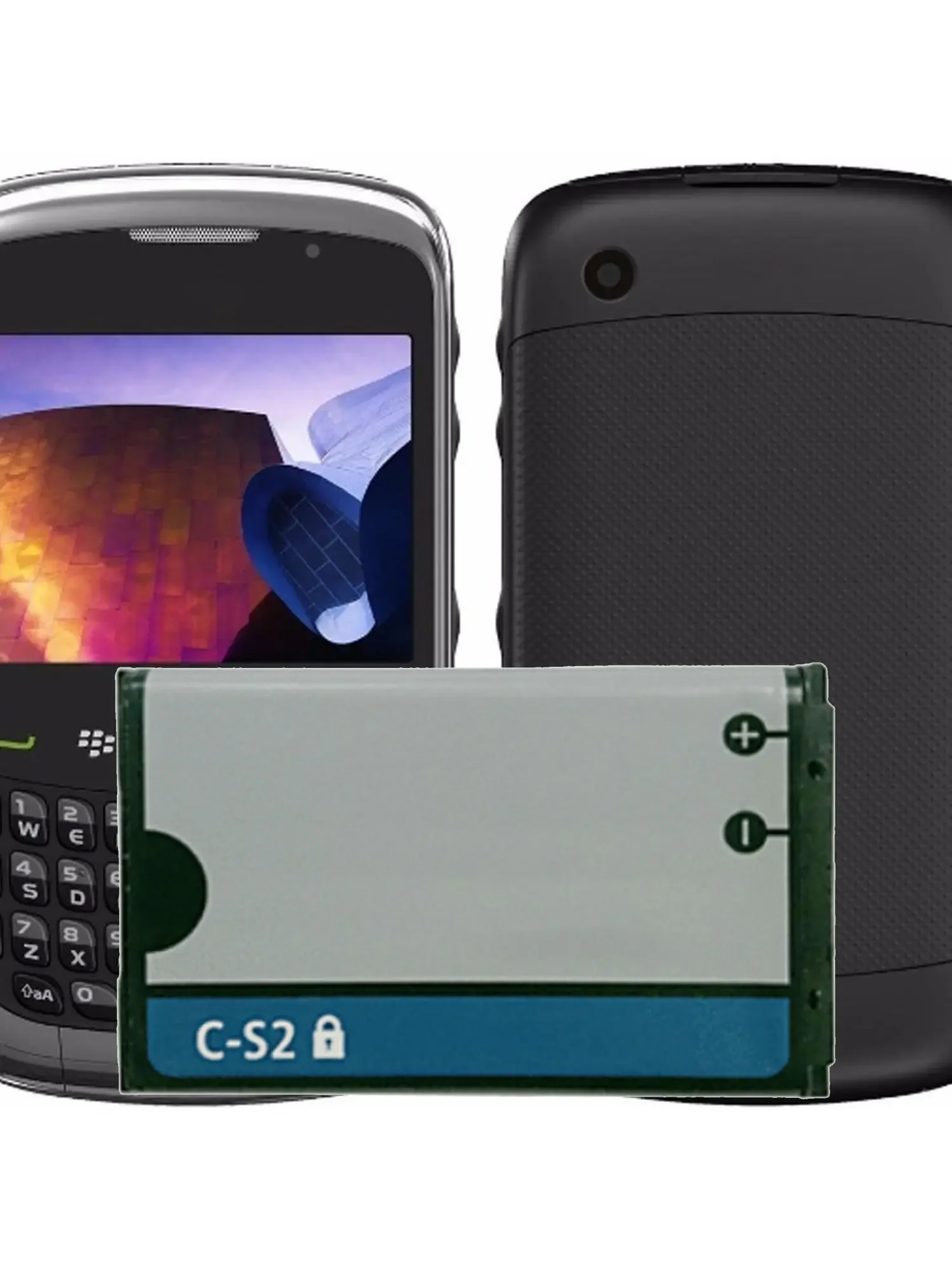 C-S2 CS2 Battery FOR Blackberry BB 9300 9330 8520 8530 Replacement Original Capacity Batteries Bateria — zdjęcie produktu 7