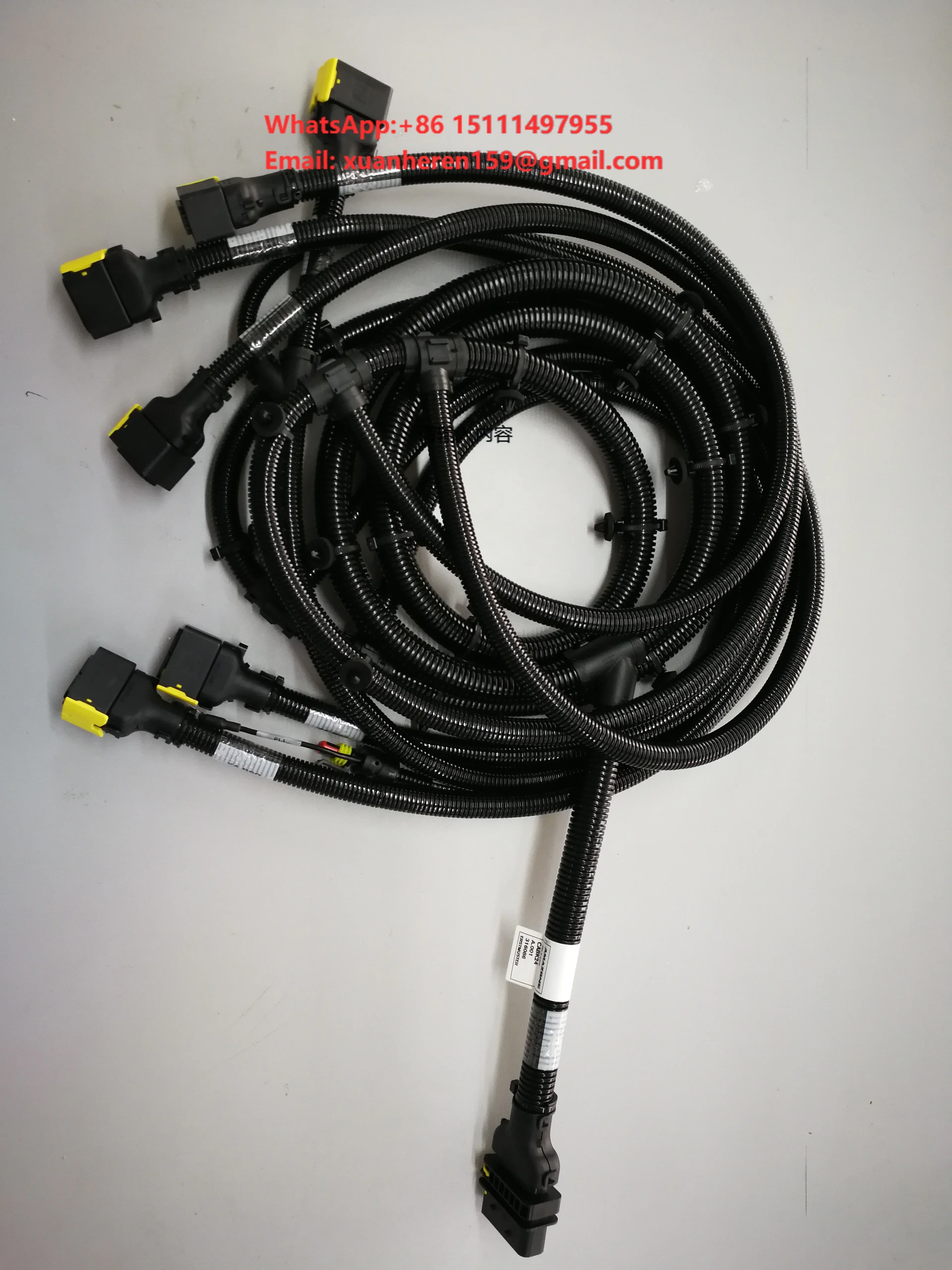 TE Connector Custom Wire Harness Manufacturer ISOBUS Automobile Control Cable Assembly Electronic Cable Harness
