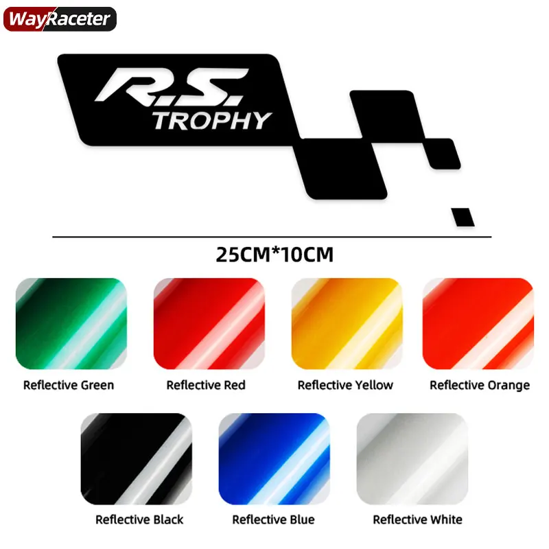 Car Front Bumper Blade Sticker Racing RS Trophy Graphics Body Vinyl Decal For Renault Sport Megane Clio Cup Sandero Accessories