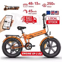 250w EU 48V 16Ah Engwe Korting Fatbike Ep-2 Pro Poland 20 Inch Engwe Ep2 Pro 750W 48V Fat Tire Folding 12.8Ah Electric Bikes