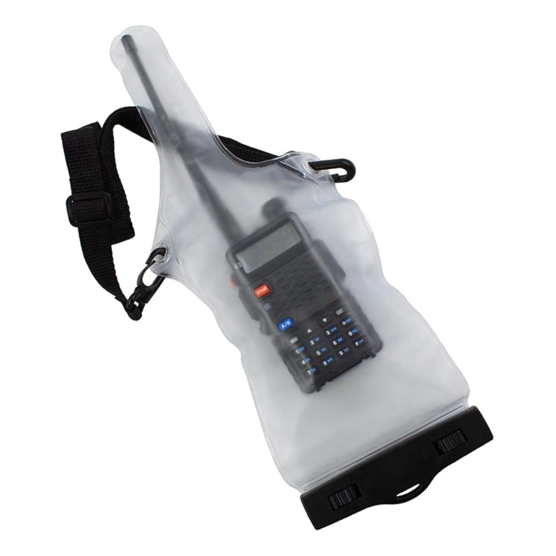 Two WayRadio Waterproof Case Bag For WalkieTalkie Cover Holder With Lanyards