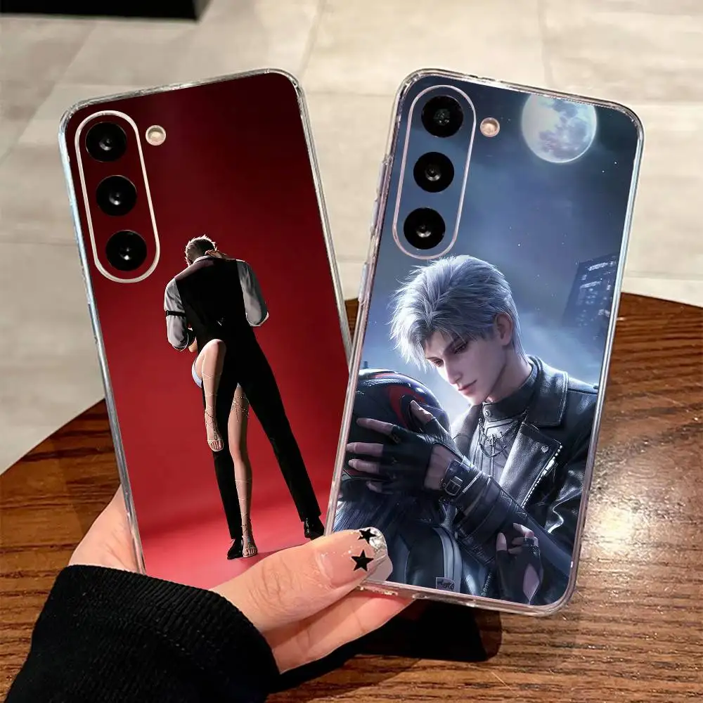 L-Love And Deepspace Sylus    Phone Case For Samsung A05 A54 A34 A24 A14 Cover Transparent Silicone Phone Cover