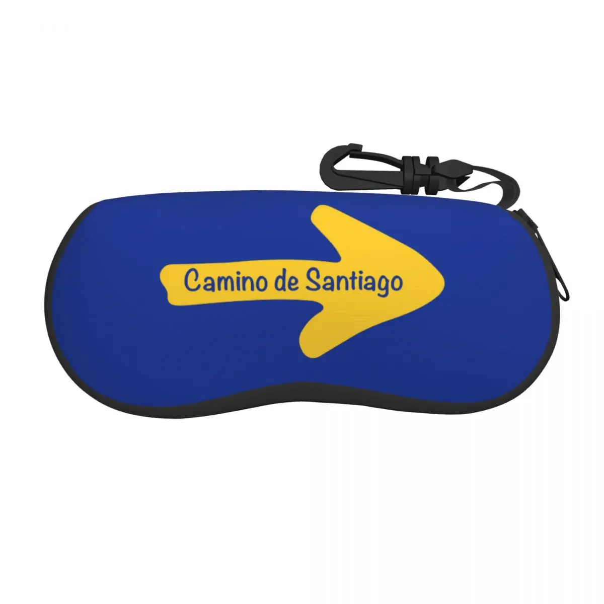 Estuche De gafas personalizable, estuche portátil para gafas, caja De gafas De sol, Cantimplora, Flecha, Camino De Santiago