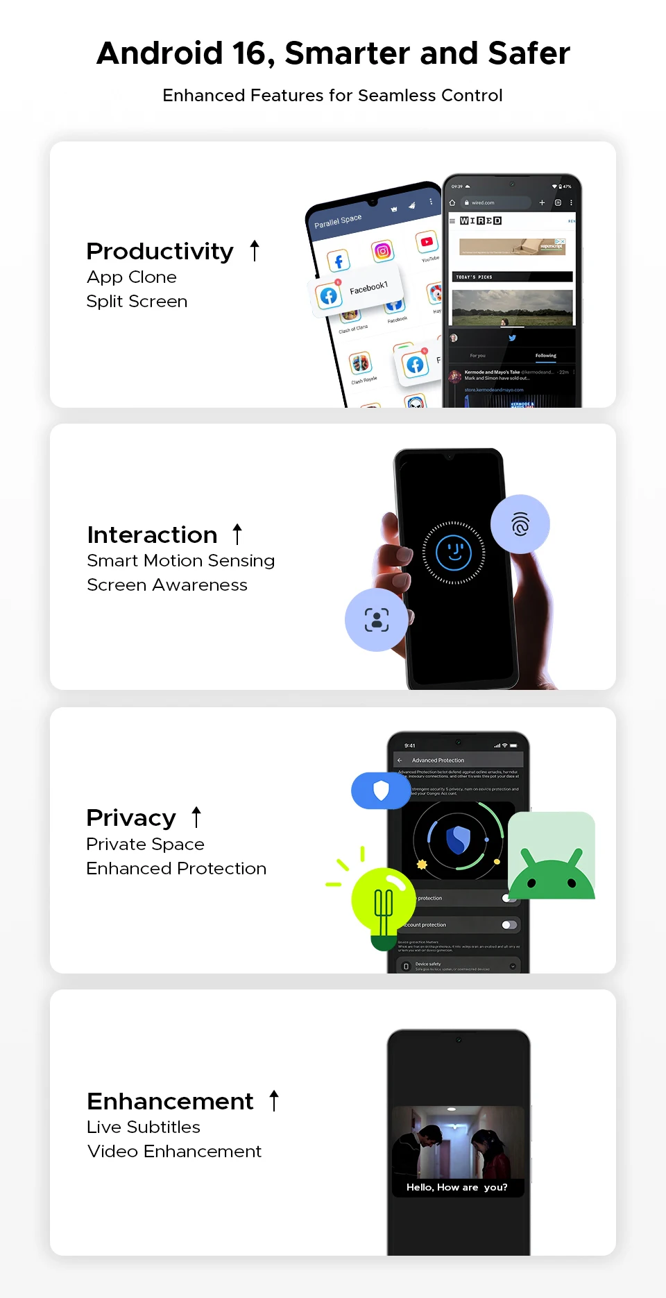 DOOGEE M30 Ai Smartphone 6.88" IP68 Waterproof Android 16 8000mAh Battery 48GB RAM (6+42) 256GB ROM 64MP Camera Widevine L1 Google Pay Supports with 135dB Large Amplitude Speaker