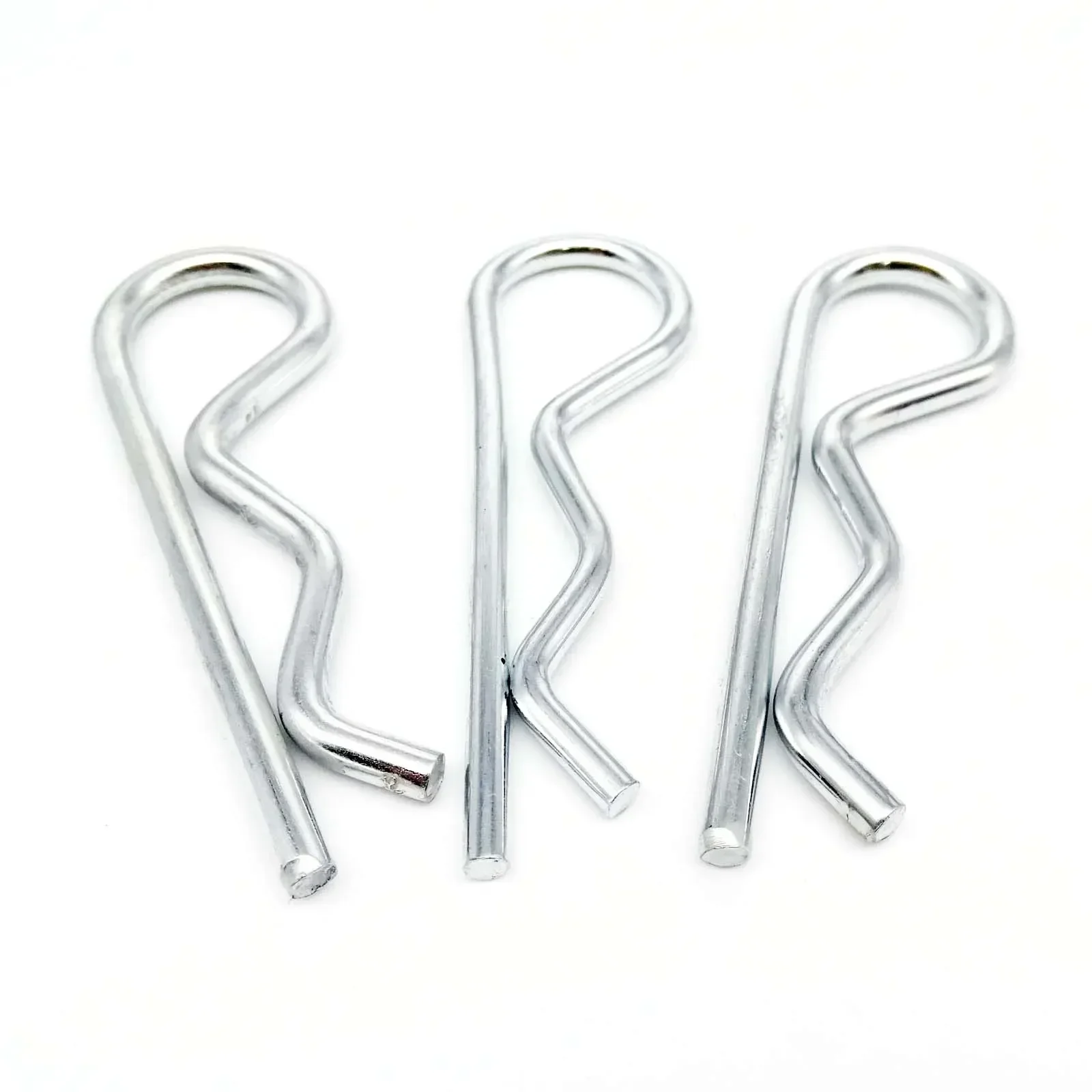 Steel R Type Spring Cotter Pin M1 M1.2 M1.6 M1.8 M2 M2.5 M3 M4 M5 M6 M7 Wave Shape Split Clip Clamp Hair Tractor Pin for Car