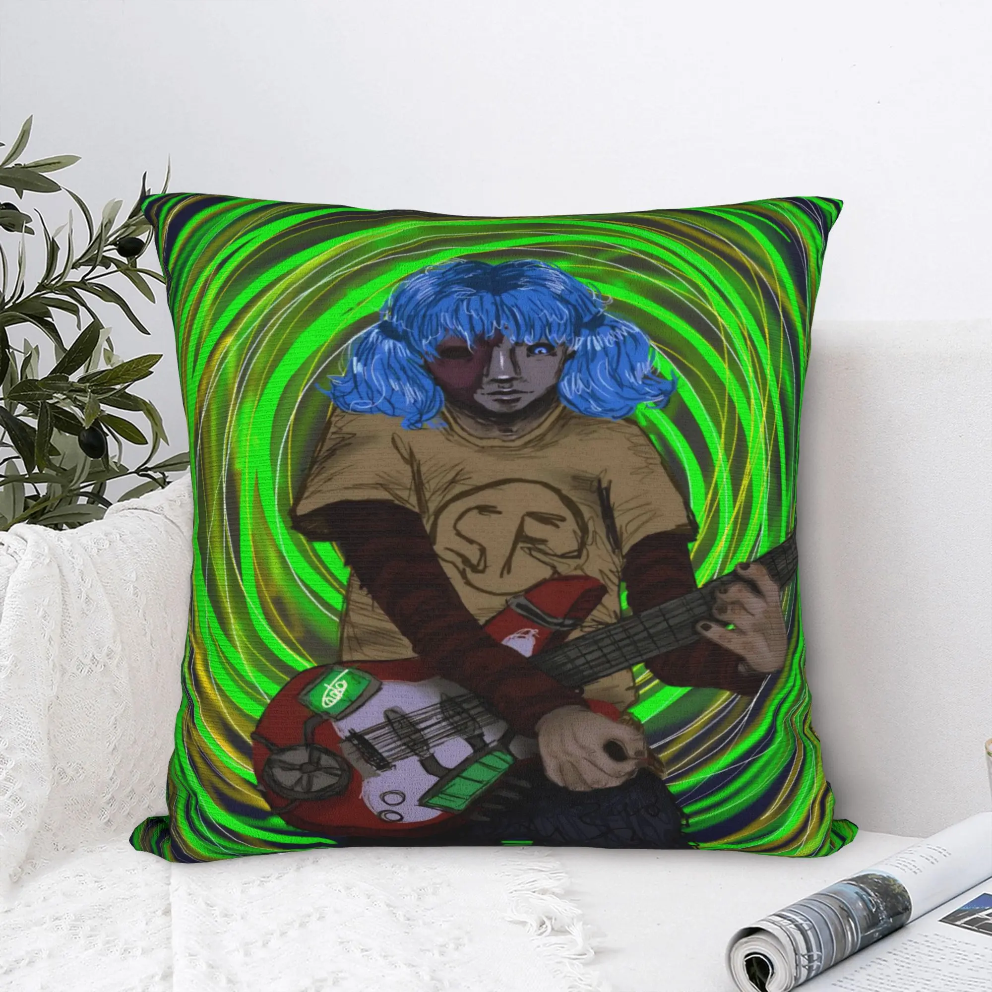 New Style Seat  Sally Face Sal Fisher Indie Decoration Pillowcases Merch  Pillow Covers Square Multiple Sizes