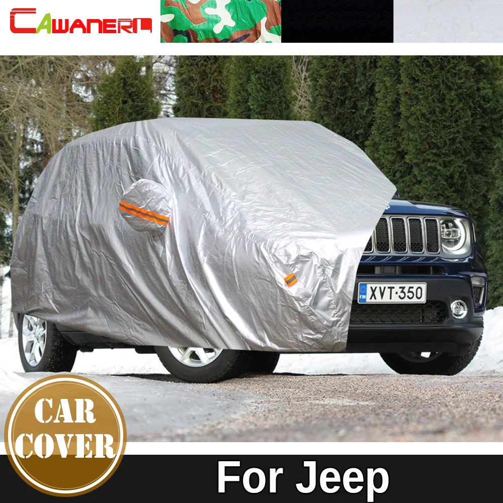 Car Cover SUV Outdoor Anti-UV Sun Rain Snow Dust Protection Cover Waterproof For Jeep Liberty Patriot Renegade Wrangler