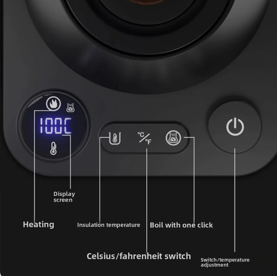 

Intelligent Constant Temperature Gooseneck Electric Kettle Hand Brewing Pot Coffee Pot New 2025