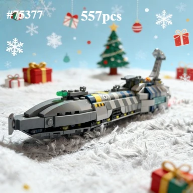 

Наборы строительных блоков MOC Star Invisible Hand Spaceship, совместимые с деталями Lego, подходят для рождественских подарков 75377