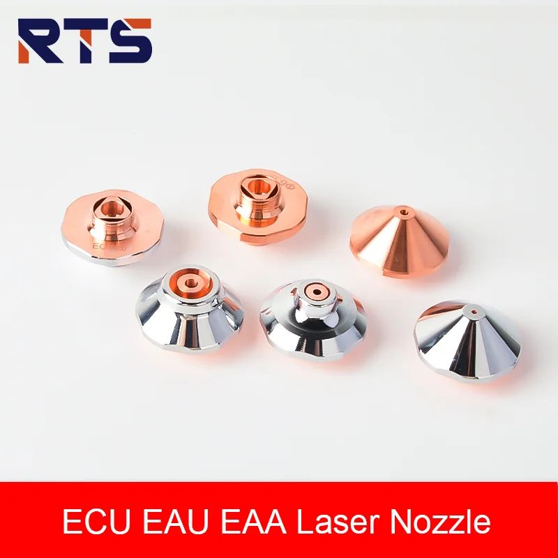 EAA EAU ECU High Speed Cutting Nozzle Single and Double Layer Chrome Plating Laser Cutting Machine Accessories