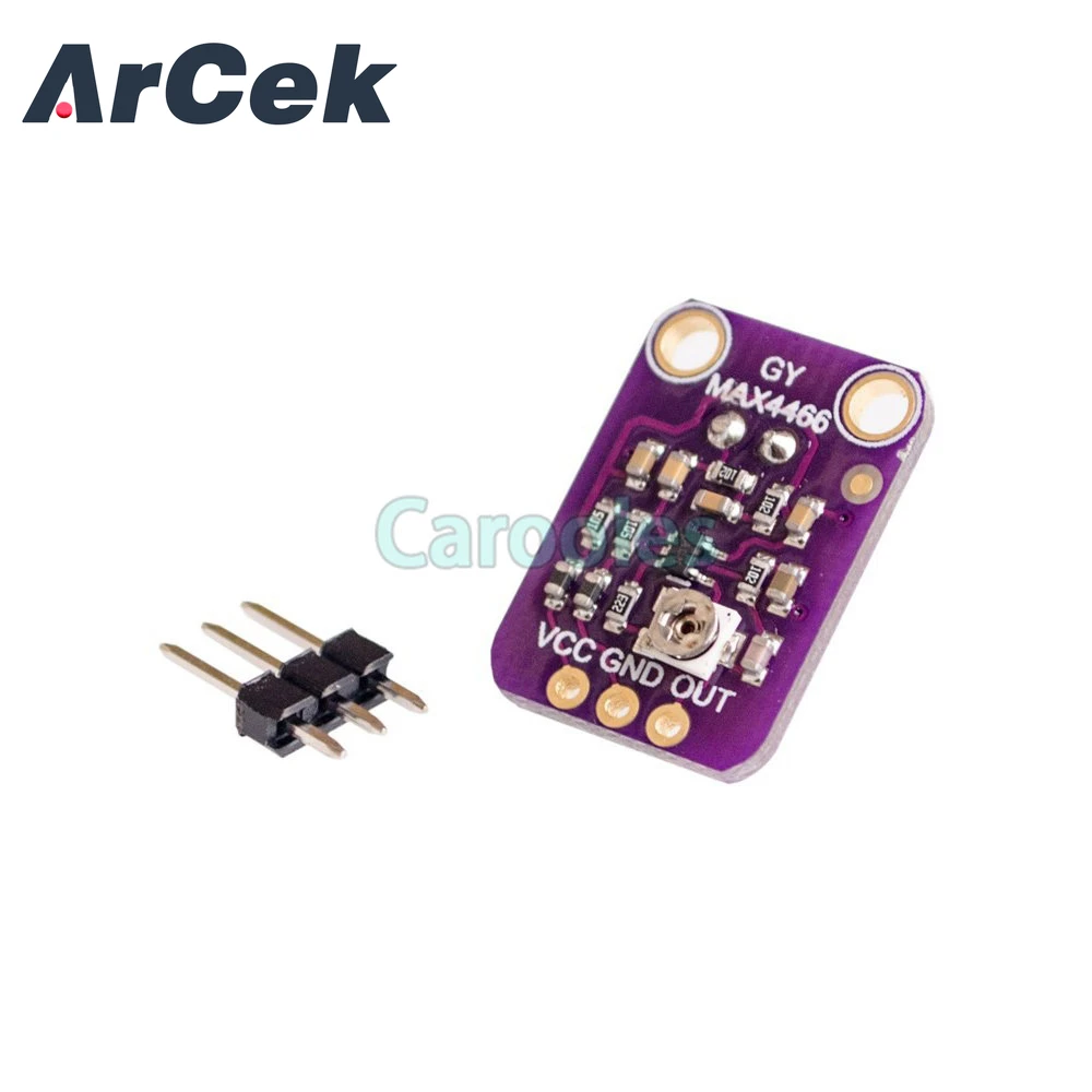 MAX9814 Microphone AGC Amplifier Board Sound Sensor Module Auto Gain Control Attack for Arduino MAX4466 PCB Board Diy Kit