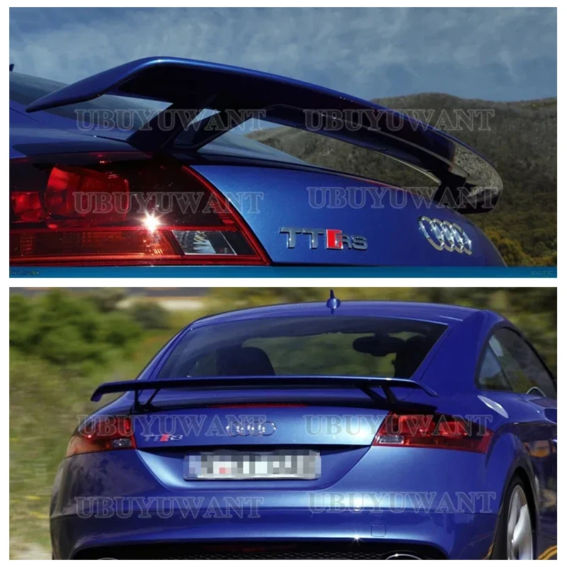 

For Audi TT MK2 Carbon Fiber Rear Trunk Spoiler Boot Wing Lip Decoration Body Kits Spoiler 2008 2009 2010 2011