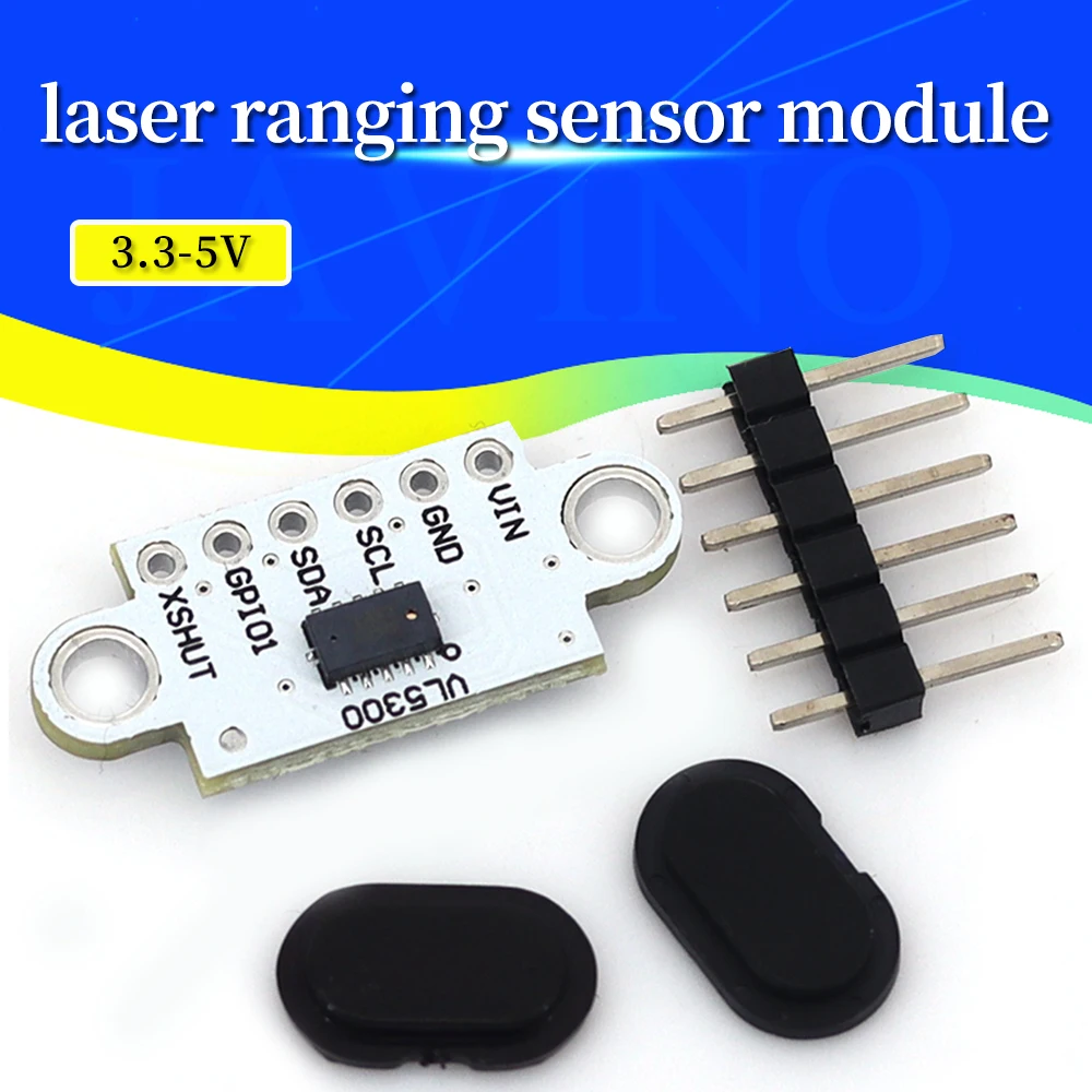 Javino 1/5/10Pcs VI5300 Laser Ranging Sensor Module/Cover Sheet 4-meter Ranging Replacement for VL53L0X VL53L1X