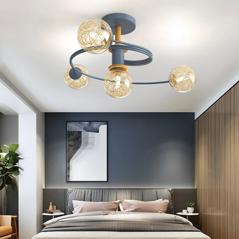 Bedroom Chandelier Modern Simple Restaurant Lighting Creative Dining Room Room Household Light Luxury LIving Room Lamps