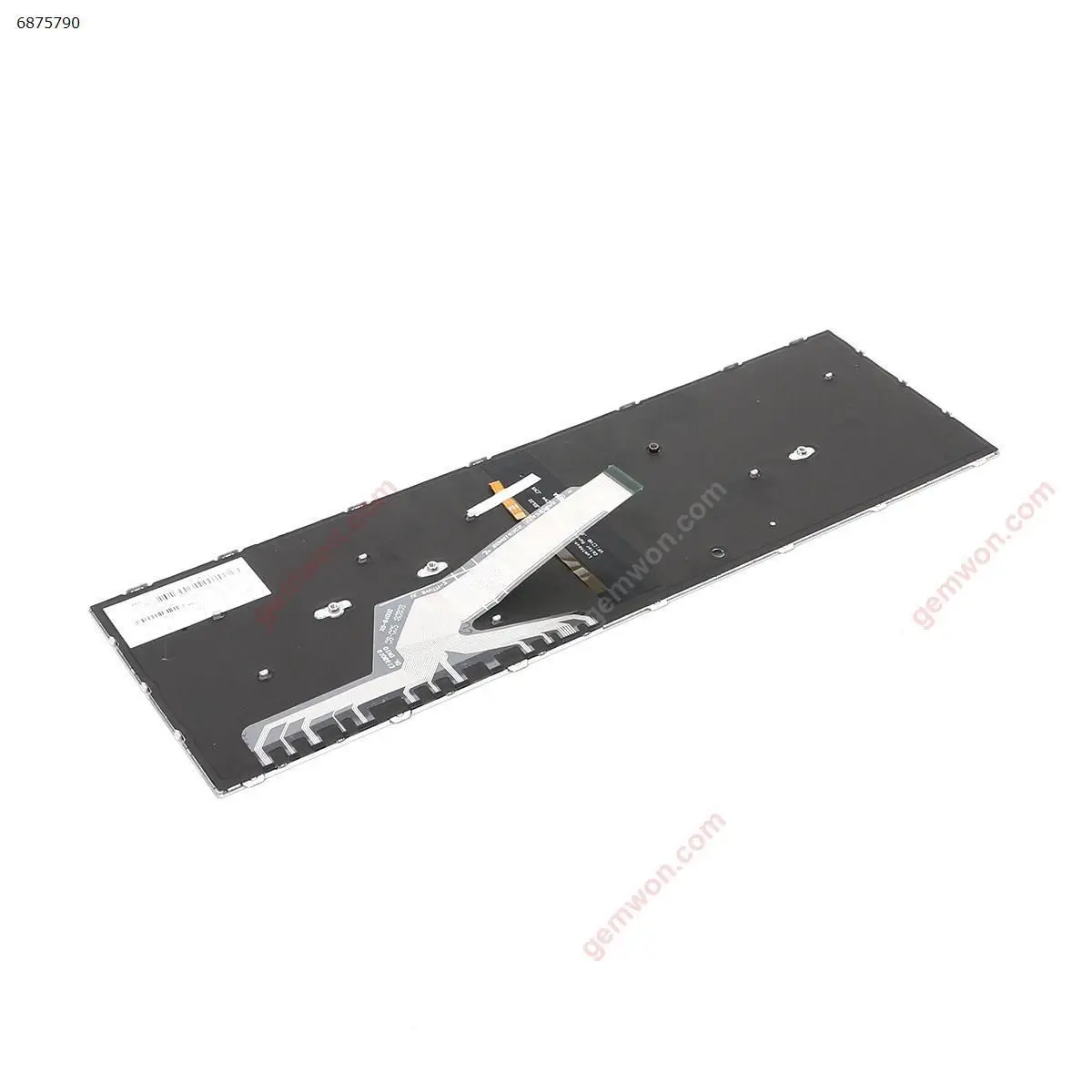 US Laptop Keyboard for HP EliteBook 650 G5 Silver Frame Black with Poing & Backlit