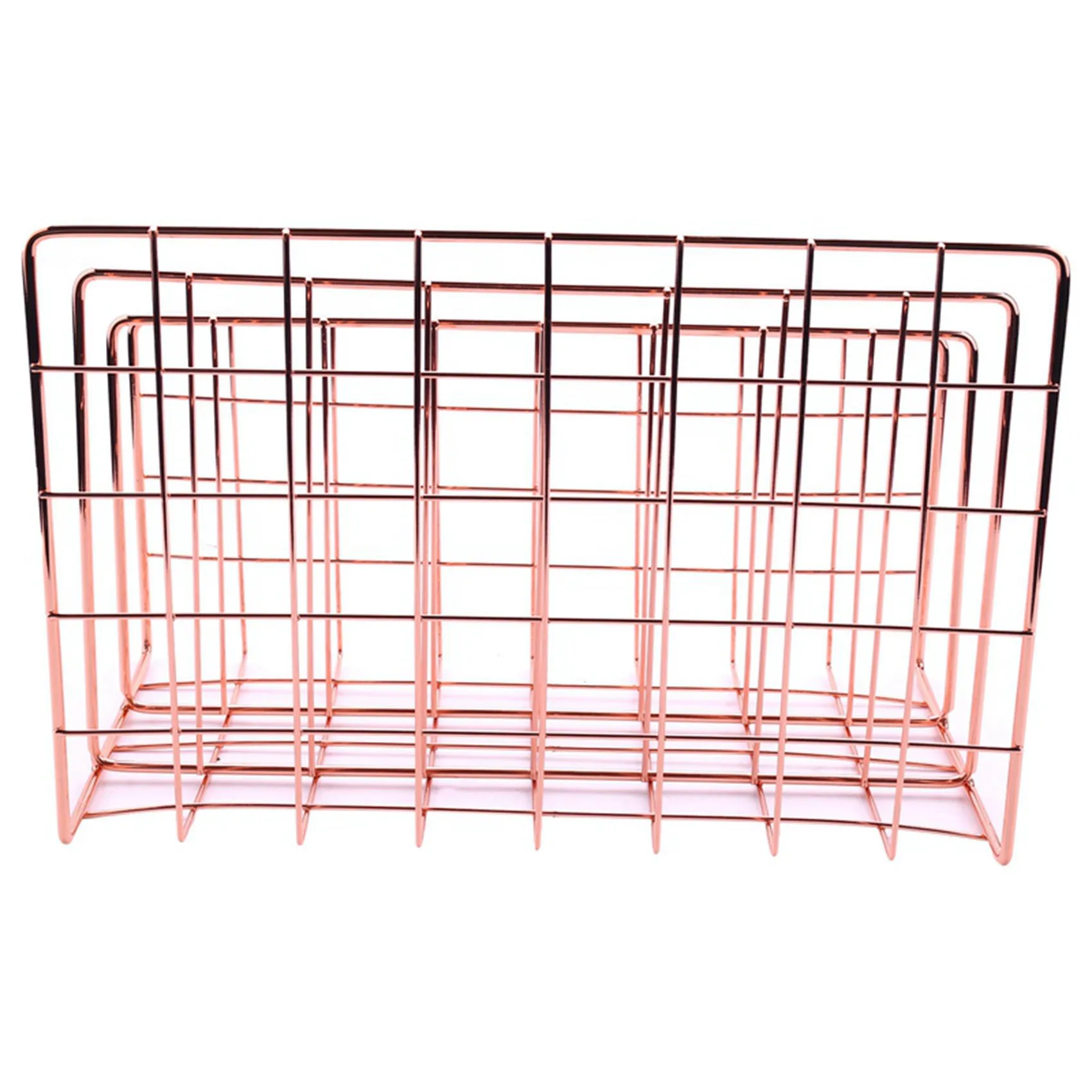 

Suitable 2X Desktop Mail Organizer, 3-Slot Metal Wire Mail Sorter, Letter Organizer For Letters, Mails, Books, Postcards And Mor