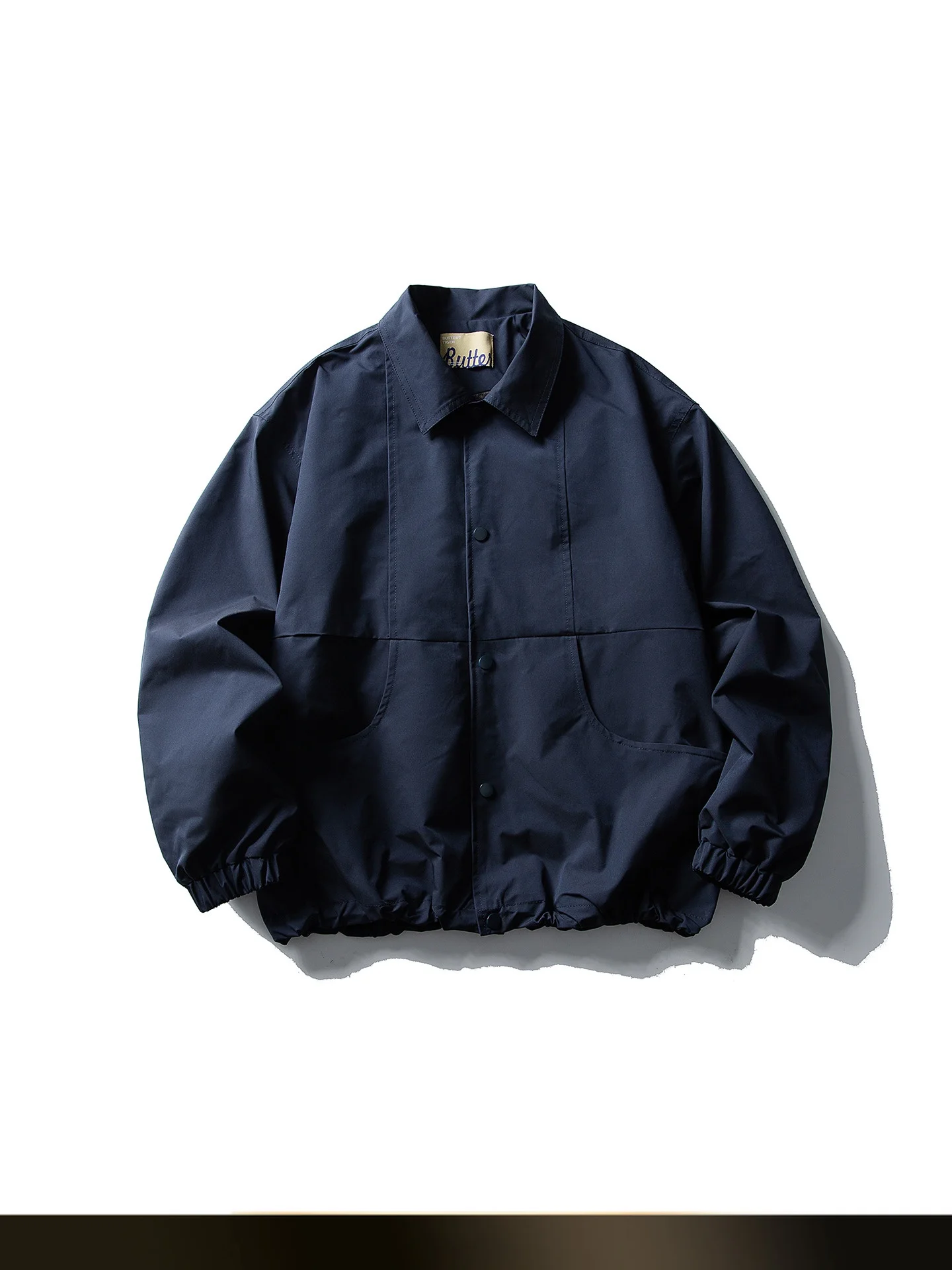 

NTED Retro Deconstructed Patchwork Men's Jaet Outdoor Functional Workwear Coat Autumn Windproof Long Sve Youth Faion