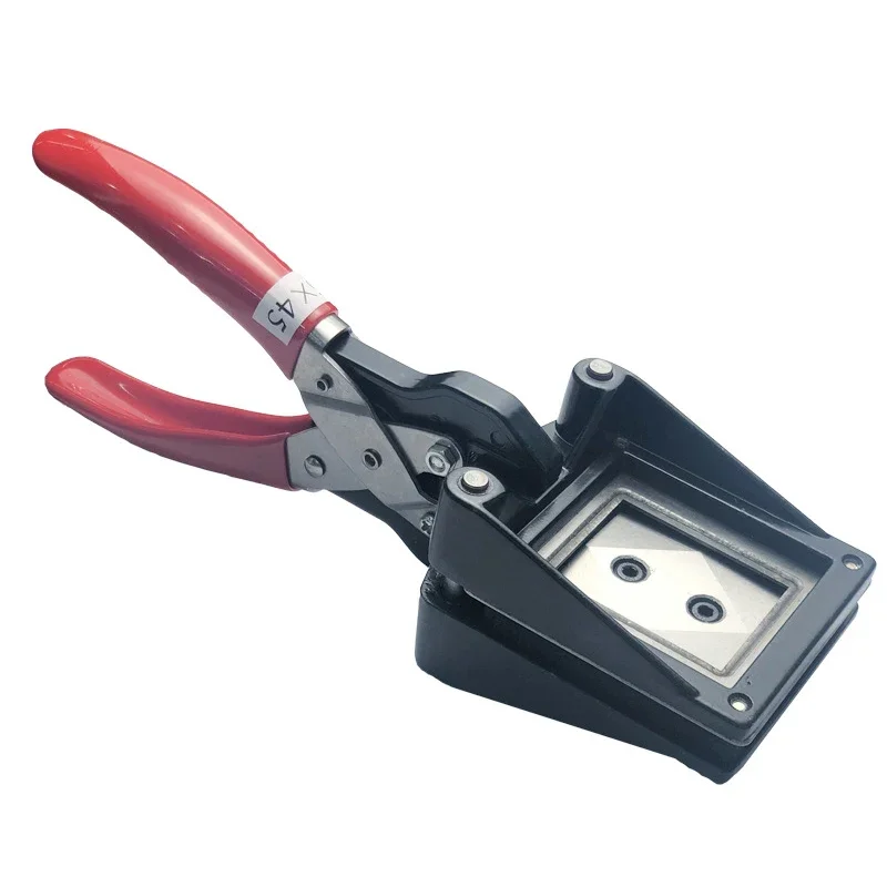 

Handheld Right Angle Photo Pliers Passport Photo Cutter 35X45mm Cropping Tool Precision Cut Picture Cutter Picture Trimmer