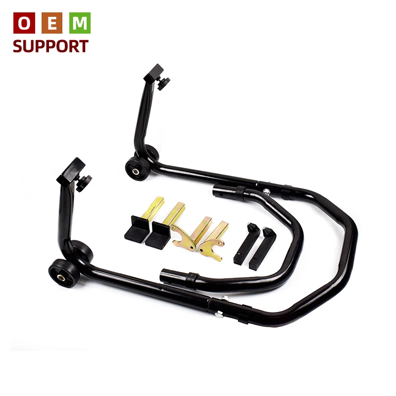 

KARLION KM-U4413 Motorcycle Paddock Lift Stand-Front/Rear Wheel Support Tool Metal Construction Light Duty 500KG CE Certified