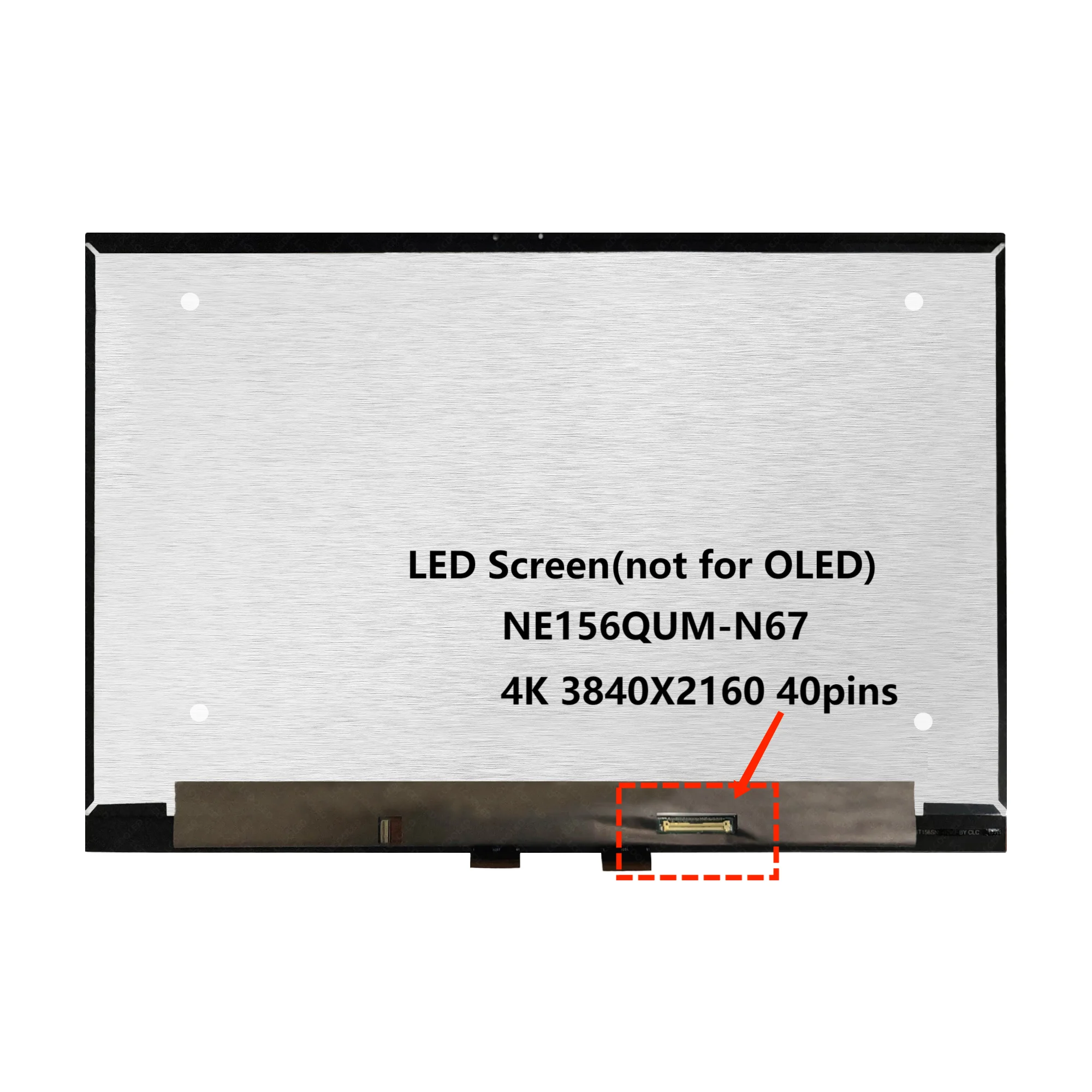 Imagem -04 - Montagem de Ecrã Tátil Lcd para Asus Ips Oled St156sn127ckf Asus Zenbook Pro 15 Ux535 Ux535lh Ux535li Fhd Uhd Uhd 30 40 Pinos 60hz 156