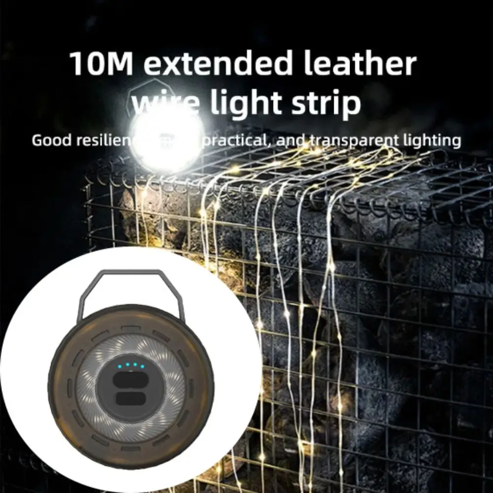 LED Light Tent Light Light String Light Strip LED Outdoor Tape Measure Lamp Hand Crank Power Storage System Ambient Light String