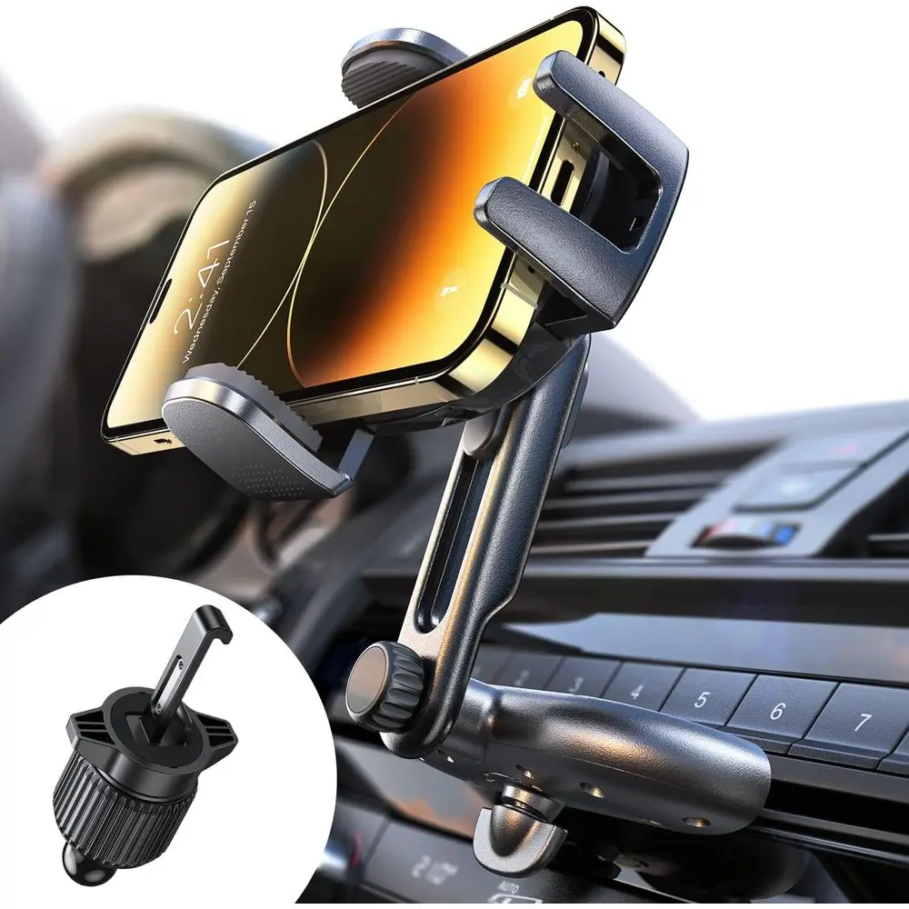

Adjustable CD Slot Mount Holder for Cell Phones - Compatible with Various Models