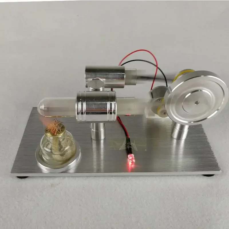 Stirling engine external combustion  micro generator birthday gift  steam  model  mini