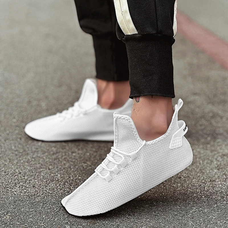 

YRZL Sneakers Mens Fashion Socks Indoor Casual Shoes Comfortable High Top Sneakers Big Size 47 Breathable Walking Shoes Men